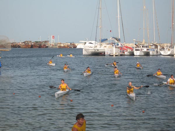 Mass finish with dhows